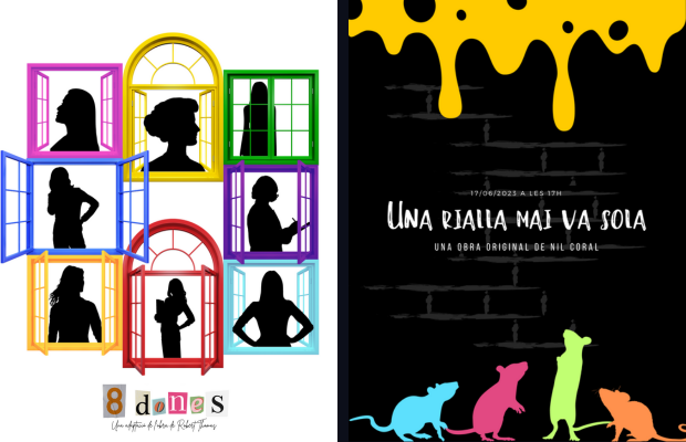 VUIT DONES + UNA RIALLA MAI VA SOLA