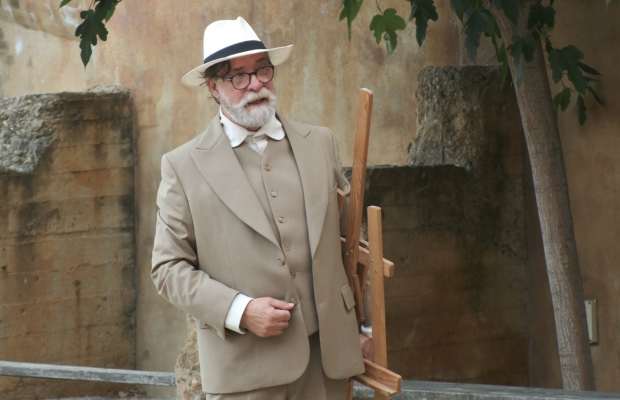 PASSEJANT AMB SANTIAGO RUSI�OL